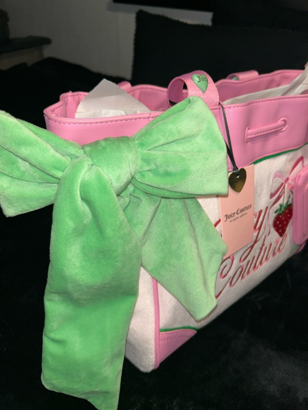 Juicy Couture daydreamer. Juicy Tale Tote in Lilac Mist - Picture 7 of 7